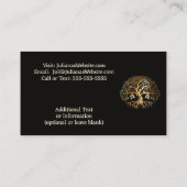 Carte De Visite Arbre doré de la vie (Dos)