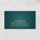 Carte De Visite Arbre doré de la vie - Yggdrasil (Dos)