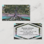 Carte De Visite Arbre du bord de lacs life (Devant / Derrière)