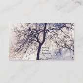 Carte De Visite Arbre en hiver (Dos)