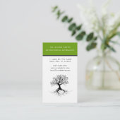 Carte de visite arbre et environnement (Debout devant)