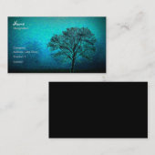 Carte De Visite Arbre isolé (Devant / Derrière)