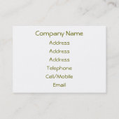 CARTE DE VISITE ARBRE LONE (Dos)