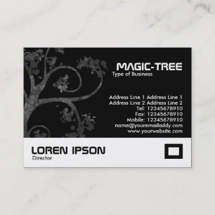 Carte De Visite Arbre Magique - Noir (000000)