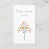 Carte De Visite Arbre moderne mignon (Devant)