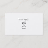 Carte De Visite Arbre noir et blanc (Dos)