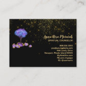 Carte De Visite *~* Arbre Parties scintillant d'or Amethyst Jewels (Dos)