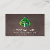 Carte De Visite Arbre | Paysage | BROWN (Dos)