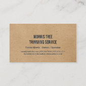 Carte De Visite Arbre | Paysage | Gardener (Dos)