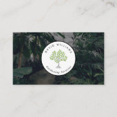 Carte De Visite Arbre paysager de jardinier professionnel (Devant)