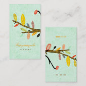 Carte de visite Arbre Pistaschio (Devant / Derrière)