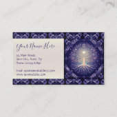 Carte De Visite Arbre pourpre (Dos)