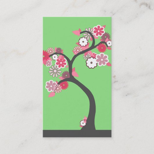 Carte De Visite arbre rétro oddRex (Devant)