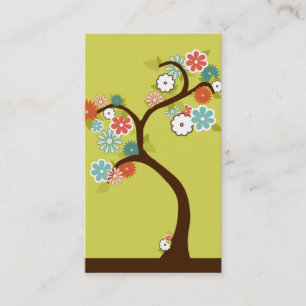 Carte De Visite arbre rétro oddRex