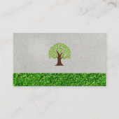 Carte De Visite Arbre | Soins de pelouse (Devant)