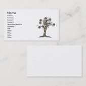 Carte De Visite arbre steampunk (Devant / Derrière)