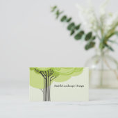 Carte De Visite Arbre stylisé (Debout devant)