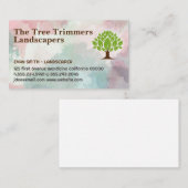 Carte De Visite Arbre stylisé | Jardinage Paysages (Devant / Derrière)