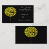 Carte De Visite Arbre SunFlowers (Devant / Derrière)