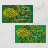 Carte De Visite Arbre SunFlowers Business (Devant / Derrière)