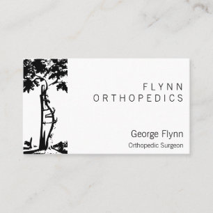 Carte De Visite Arbre tordu de chirurgie orthopédique