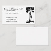 Carte De Visite Arbre tordu orthopédique (Devant / Derrière)