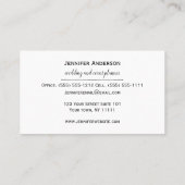 Carte De Visite Arbre vintage (Dos)