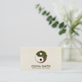 Carte De Visite Arbre Yin Yang (Debout devant)