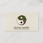 Carte De Visite Arbre Yin Yang (Devant)
