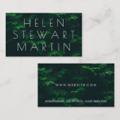 Carte De Visite Arbres (Devant / Derrière)