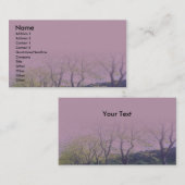 Carte De Visite Arbres (Devant / Derrière)