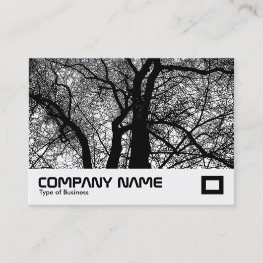 Carte De Visite Arbres à fort contraste (Devant)