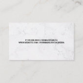 Carte De Visite Arbres en Plante pointillé | Paysage (Dos)