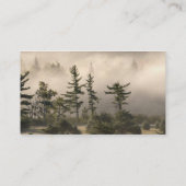 Carte De Visite Arbres et brouillard (Dos)