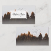 Carte De Visite Arbres et oiseaux (Devant / Derrière)