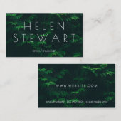 Carte De Visite Arbres II (Devant / Derrière)