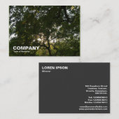 Carte De Visite Arbres japonais 03 (Devant / Derrière)