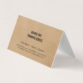 Carte De Visite Arbres | Paysage | Gardener (Dos)