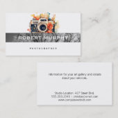 Carte De Visite Arbres | Photographie | Fleurs de caméra (Devant / Derrière)