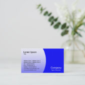 Carte De Visite Arc - Bleu (Debout devant)