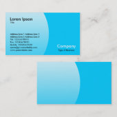 Carte De Visite Arc - Ciel bleu (Devant / Derrière)