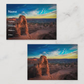 Carte De Visite Arc de pierre (Devant / Derrière)