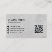 Carte De Visite Arc Delicate, Moab, architecte de construction de  (Dos)