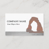 Carte De Visite Arc Delicate, Moab, architecte de construction de  (Devant)