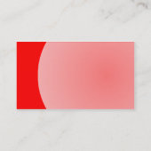 Carte De Visite Arc Design - Rouge (Dos)