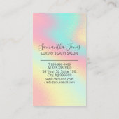 Carte De Visite Arc en arc-en-ciel Abstrait d'huile775 (Dos)