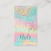 Carte De Visite Arc en arc-en-ciel Abstrait d'huile775 (Devant)