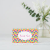 Carte de visite arc-en-ciel (Debout devant)