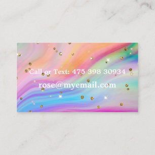 Carte De Visite arc-en-ciel