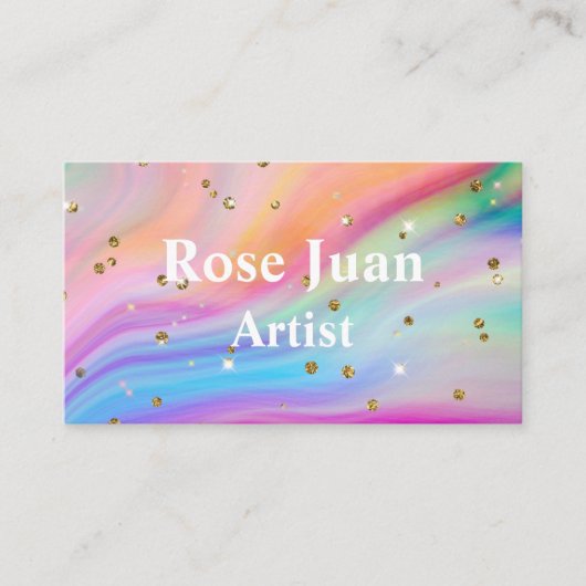 Carte De Visite arc-en-ciel (Devant)